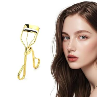 Imagem de Modelador de cílios 1 pacote (dourado) - Ferramenta de elevação de cílios para efeito natural de cachos