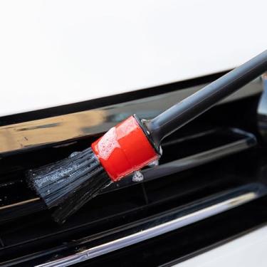 Imagem de Escova de lavagem de carro com cerdas macias – ferramenta de limpeza automática e doméstica de uso duplo para veículos, janelas, pátio, esfregão suave sem arranhões