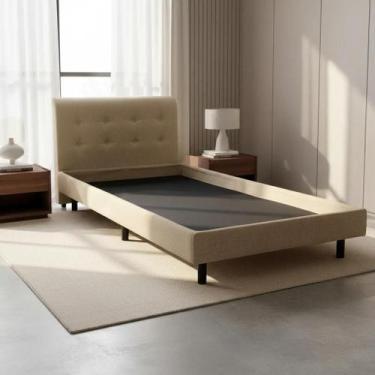 Imagem de Base Cama Box Solteiro Japonesa Juvenil Montessoriana Com Cabeceira pa