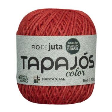 Imagem de Fio De Juta Colorido Para Lembrancinha Artesanato 166 Metros Tag - Cas