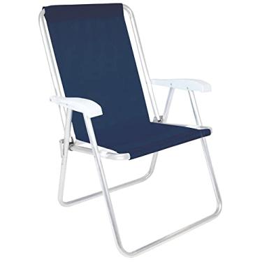 Imagem de Mor - Cadeira Alta Conforto Sannet Alumínio Azul Marinho