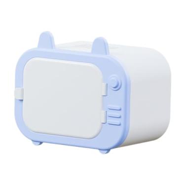 Imagem de Fenteer Gaiola para hamster faça você mesmo, abrigo minúsculo para porquinhos-da-índia e gerbils, pequenos animais de estimação, Azul E Branco