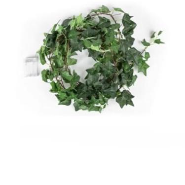 Imagem de Pisca Pisca Natal, 5m Fio de Fada Cortina de Led Folhas de Hera Solar e Pilha para Decoração Muro Jardim(5M 50Leds a (Pilha),2 Unidades)