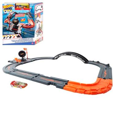 Imagem de Hot Wheels City Pista de Brinquedo Pacote de Construção para crianças a partir de 4 anos
