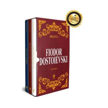 Imagem de Biblioteca Dostoiévski Volume Ii - Box Com 3 Livros - Edição De Luxo