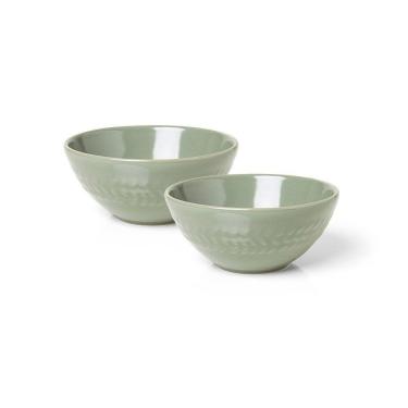 Imagem de Jogo De Bowl Copa E Cia 2 Peças Tramato Em Cerâmica Sálvia