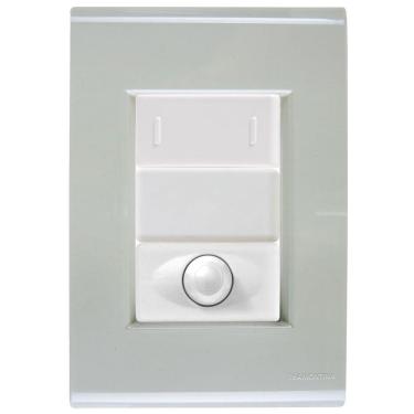 Imagem de Cj Interruptor Paralelo + Dimmer Ajustável Liz Verde Ardósia Tramontina Completo Pronto Tramontina