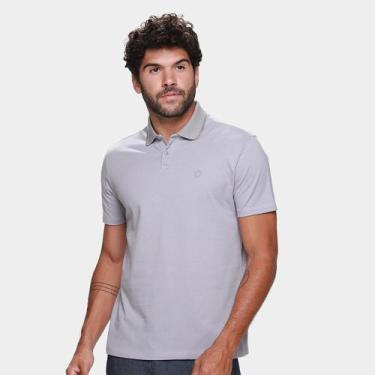 Imagem de Camisa Polo Ellus Clássica Masculina, Azul, G