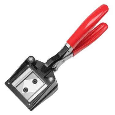 Imagem de Cortador de foto portátil para passaporte, 21 x 6,5 x 8,5 cm, cortador de matriz portátil para identidade, estrutura de grampo para fotos de identificação, cartões de visita e corte de papel, uso no