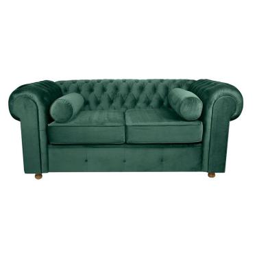 Imagem de Sofá Chesterfield 02 Lugares 1.80 Cm Cor Verde New Velu 025