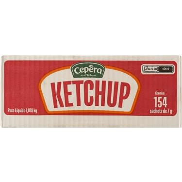 Imagem de Cepêra Ketchup 7g - caixa c/ 154 saches