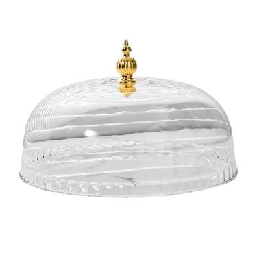 Imagem de WeiLaiKeQi Cúpula transparente para bolo, cúpula para alimentos, para exibição de doces, tampa para bolo para cozinha, S