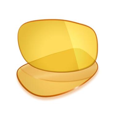 Imagem de Mryok Lentes de substituição UV400 para óculos de sol Maui Jim Longboard MJ222 61 mm, HD Polarized, proteção UV, resistente a impactos e ajuste perfeito - Amarelo HD