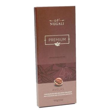 Imagem de Chocolate Premium Com Avelãs Nugali 100g