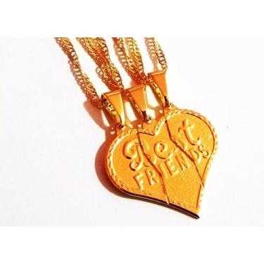 Imagem de Colares Best Friends Eternas Amigas Folheado A Ouro 18k - Milena Folhe