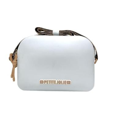Imagem de Bolsa Petite Jolie Cecilia Transversal Branco/Marrom Único