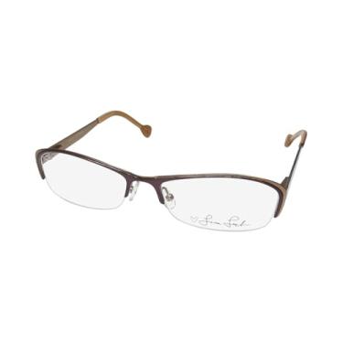 Imagem de Lisa Loeb Wake Up Armação de óculos/óculos Coleção de celebridades de música sem aro projetada para mulheres/meninas, Canela, 54-17-135