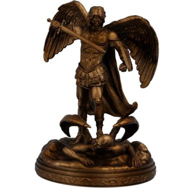 Imagem de Estátua Arcanjo Miguel - Versão 7 (Cor Cobre Antigo)
