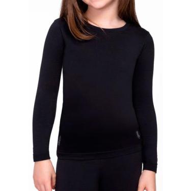 Imagem de Camiseta Térmica Lupo 73100-001 Infantil Warm T. 04/14, 08, 9990, Pret