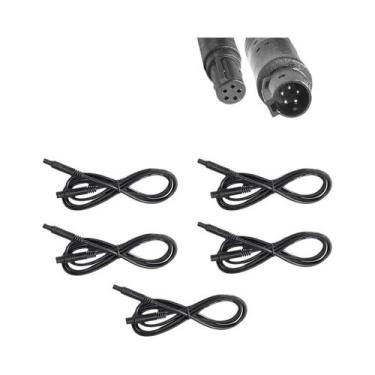 Imagem de Cabo De Extensão Para Câmera DVR De Carro 2M 4-Pinos 5-Pinos Macho Par