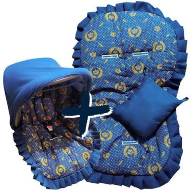 Imagem de Kit Capa de Bebê Conforto + Jogo Protetor de Cinto + Capota Solar - Mã