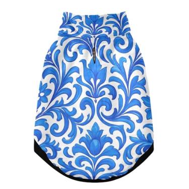 Imagem de SEHANY Casaco vintage Bohemia para cães pequenos, super quente, à prova de vento, jaqueta de inverno, macia, aconchegante para animais de estimação, moletom para clima frio na neve com furo na trela