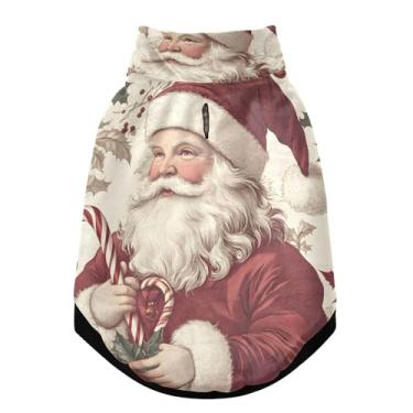 Imagem de SEHANY Casaco de Natal para cães pequenos, super quente à prova de vento, jaqueta de inverno macia e aconchegante para animais de estimação para clima frio na neve com coleira para animais de