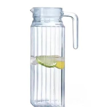 Imagem de 2 Jarras de Vidro para Porta de Geladeira 1,1 Litros com Tampa (1)