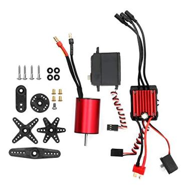 Imagem de Motor SIWOTED SURPASS‑HOBBY 2845 3800KV + 35A ESC + servo de engrenagem plástica 6KG (S0600P)