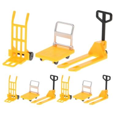 Imagem de VICASKY 3 conjuntos de ferramentas de construção em miniatura carrinhos e modelos de veículos para meninos e meninas, brinquedos educativos para projetos de brincar, empilhadeira realista plataforma