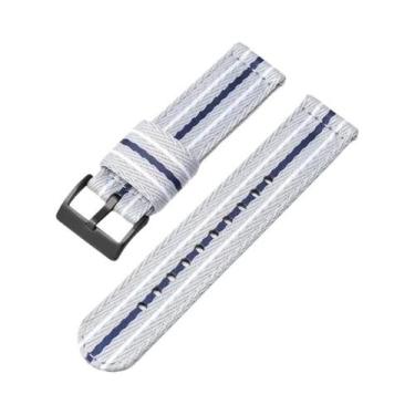 Imagem de Pulseira De Relógio Universal Masculina De Nylon Trançado De 20mm 22mm