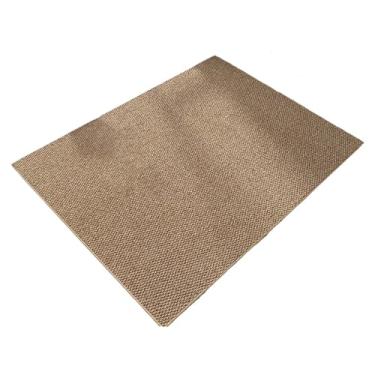 Imagem de YWJLQH Tapete de entrada antiderrapante para porta, decoração de casa, tapete antirriscos para área externa, entrada, pátio, Brown S