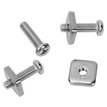 Imagem de SPYMINNPOO Acessórios de Surf, Parafuso de Prancha de Surf de Aço Inoxidável Com Placa para Longboard SUPS Paddleboard, Parafusos de Aleta M4 M5 Resistentes à Corrosão para Seguro (#01)