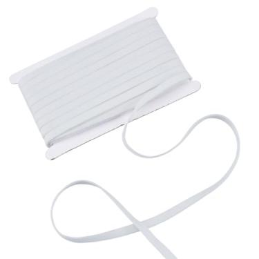 Imagem de HOBBIESAY 20 jardas barbatanas de pelúcia de nylon de alta densidade para costura espartilho capa de osso branco para vestido de casamento, bonés de amamentação, vestidos de noiva, lingerie, carteira