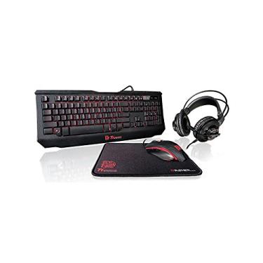 Imagem de Teclado e Mouse Tt Esports Gaming Combo, Thermaltake, Kb-Gck-Plblpb-01, Acessórios para Computador, Colorido