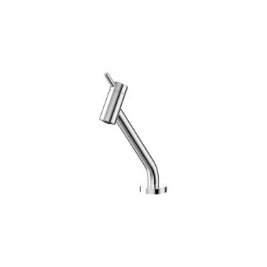 Imagem de Torneira Para Lavatório de Mesa Cromada, Acabamento Inox, 16,4cm Altura, PP, Sistema de Acionamento Suave, Resistente à Corrosão