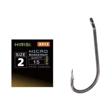 Imagem de 30pcs Anzóis De Pesca Micro Barbed De Aço Carbono Com Revestimento PTF