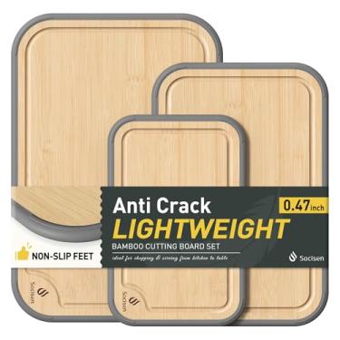 Imagem de Tábua de cortar madeira, tábua de corte dupla face, tábua de servir, cozinha, essencial, casa, aquecimento, anfitriã, presente bandeja de servir para Natal, casamento, aniversário, aniversário, jade