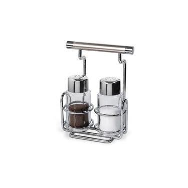 Imagem de Porta Condimento Brinox Argento com 3 Peças – Aço Inox