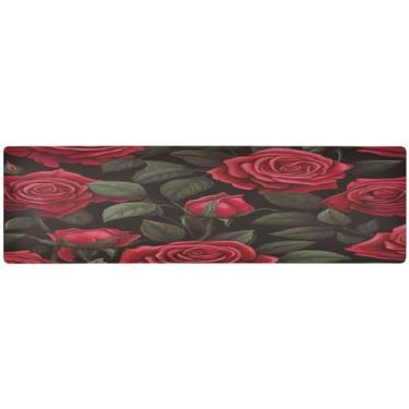 Imagem de Tripé longo Red Roses, suportes quentes para balcão de cozinha, decoração de mesa