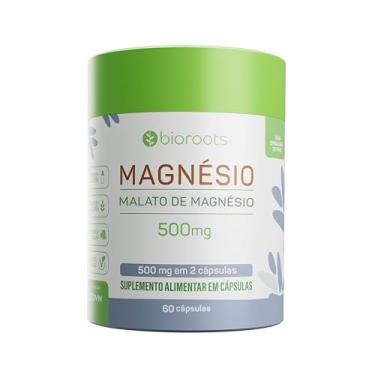 Imagem de Magnésio Malato 500 mg 60 Cápsulas - Bioroots - Ossos e Energia