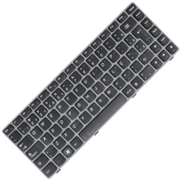 Imagem de Teclado mBook para Lenovo Ideapad 25-010871 Moldura Cinza