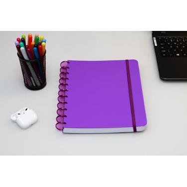 Imagem de Confetti Caderno Smart Univ 140Fls Neon Lilás