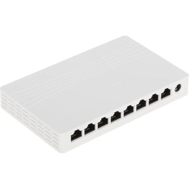 Imagem de Switch 8 Portas Hikvision 10/100/1000Mbps Gigabite Branco - DS-3E0508D-E