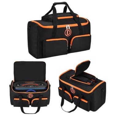 Imagem de Hzycwgone Bolsa de viagem para transporte, bolsa de armazenamento, capa robusta, acessórios para JBL PartyBox On-The-Go 2, alto-falante portátil de festa e microfones sem fio, bolsa para JBL Partybox