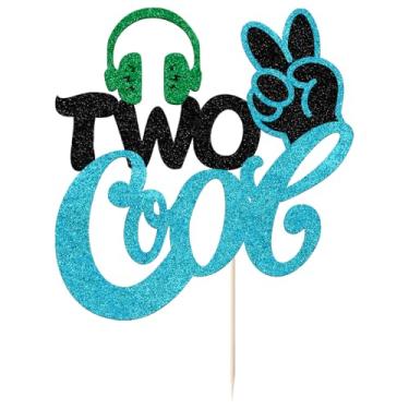 Imagem de Bekaterea Topo de bolo de sereia com sete anos, decoração de bolo de feliz aniversário de 7 anos, decoração de bolo de chá de bebê, topo de bolo com tema submarino, suprimentos de decoração de festa