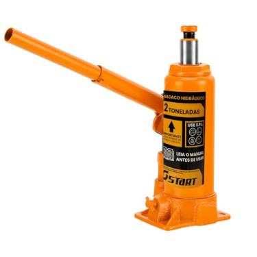 Imagem de Macaco Hidráulico Tipo Garrafa Start – 2T 3T 5T 10T 20T Automotivo Universal Portátil Compacto Reforçado para Carros, Utilitários e Caminhões (2TON)