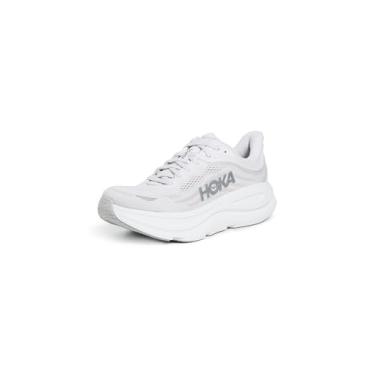 Imagem de HOKA Tênis feminino Bondi 9, Prata, 8.5 Wide
