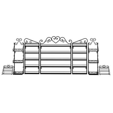 Imagem de Prateleiras de metal para armazenamento de esmalte de parede, 5 camadas, suporte de esmalte de metal, organizador de esmalte retangular, organizador de prateleira de esmalte de salão de beleza