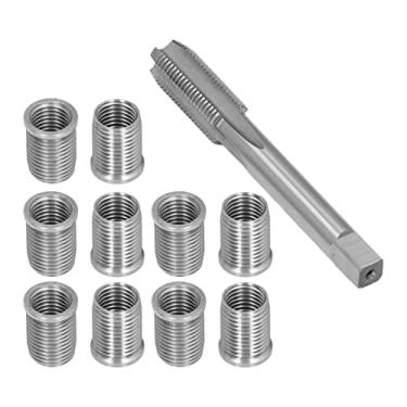 Imagem de Generic Ferramenta de Reparo de Rosca de Vela de Ignição Conjunto Universal Eficiente para Motores a Gasolina, Geradores, Motores a para Reparo Durável Parafuso M10x1,25 de Aço de Alta Velocidade +